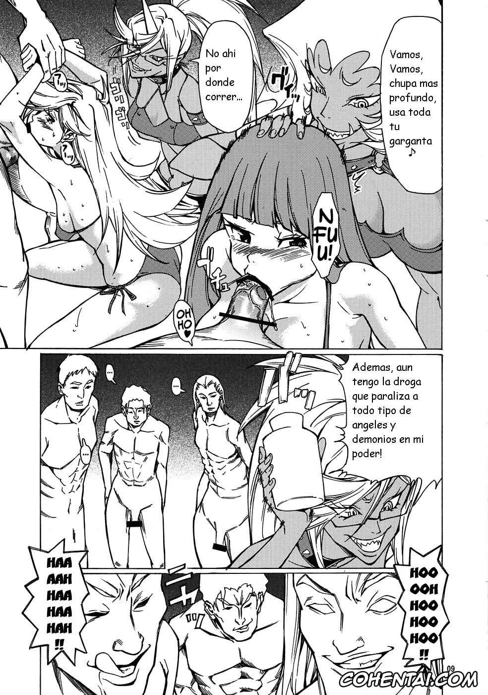 Panty & Stocking with Garterbelt hentai, Kneesocks Demon hentai, Panty Anarchy hentai, Scanty Demon hentai, Stocking Anarchy hentai, Obenjo Tenshi (Panty & Stocking with Garterbelt), pagina 9