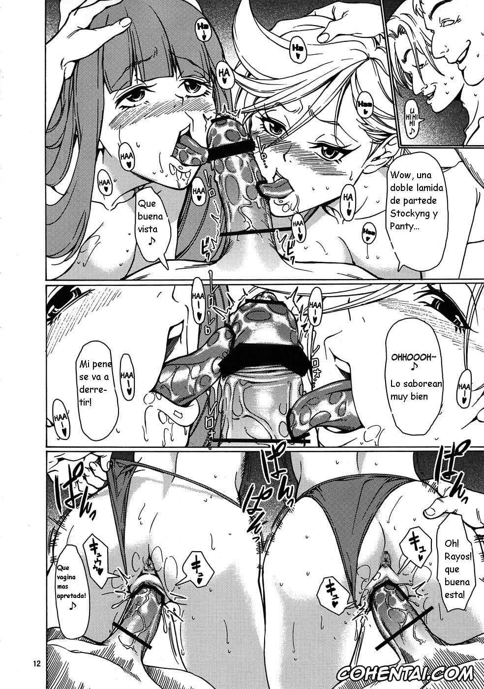 Panty & Stocking with Garterbelt hentai, Kneesocks Demon hentai, Panty Anarchy hentai, Scanty Demon hentai, Stocking Anarchy hentai, Obenjo Tenshi (Panty & Stocking with Garterbelt), pagina 12