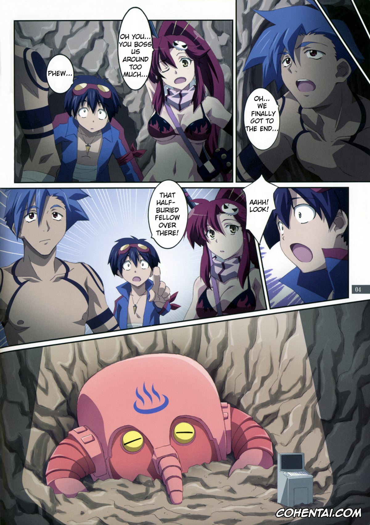 Tengen Toppa Gurren Lagann xxx, Kamina xxx, Simon xxx, Yoko Ritona | Yoko Littner xxx, Kibun wa YOKOso (Tengen Toppa Gurren Lagann), pagina 4