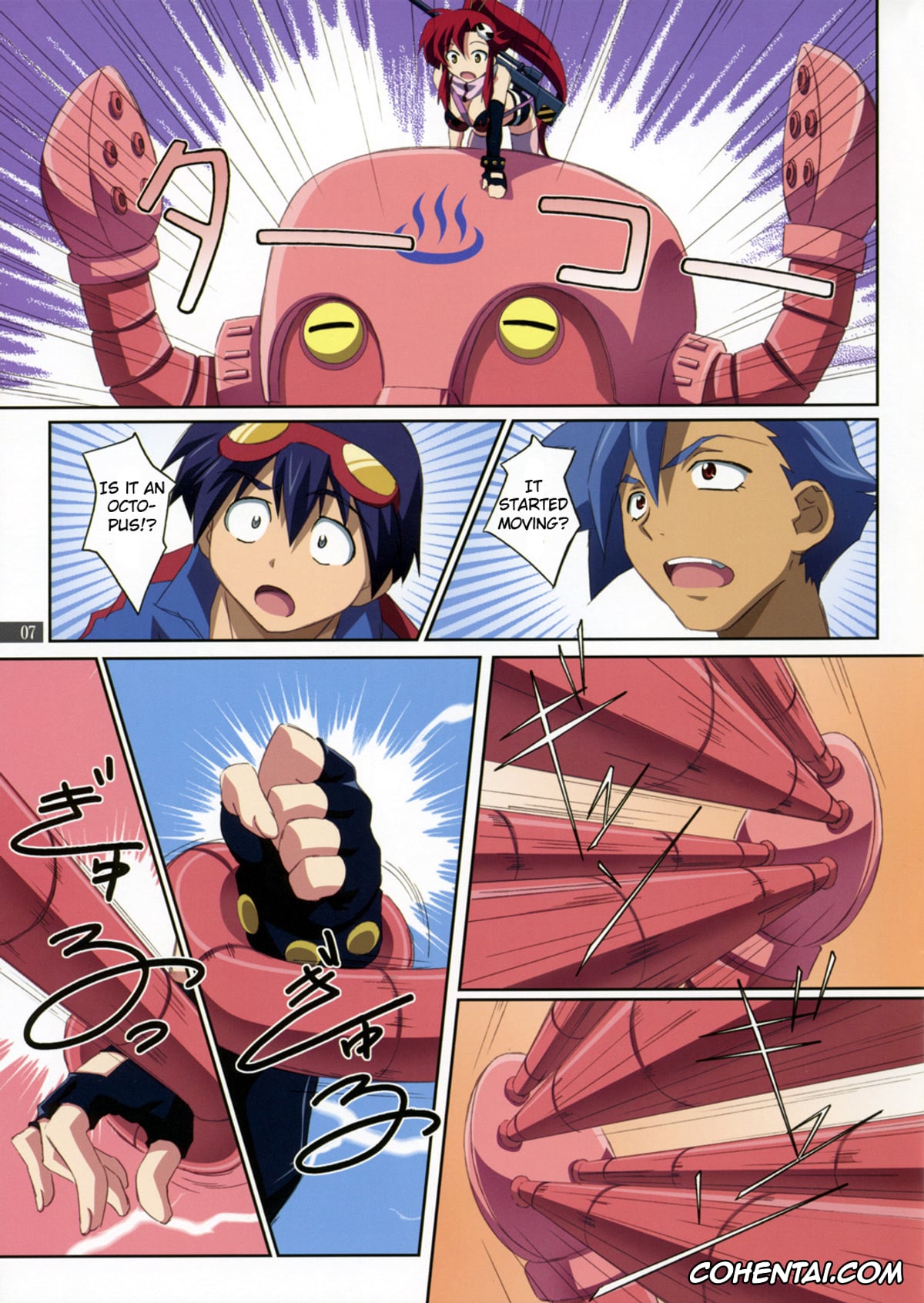 Tengen Toppa Gurren Lagann xxx, Kamina xxx, Simon xxx, Yoko Ritona | Yoko Littner xxx, Kibun wa YOKOso (Tengen Toppa Gurren Lagann), pagina 7