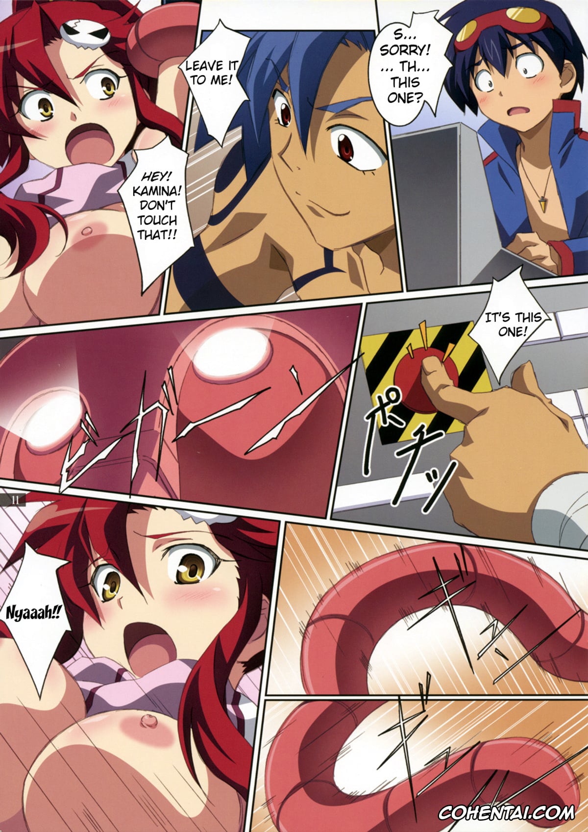 Tengen Toppa Gurren Lagann porno, Kamina porno, Simon porno, Yoko Ritona | Yoko Littner porno, Kibun wa YOKOso (Tengen Toppa Gurren Lagann), pagina 11