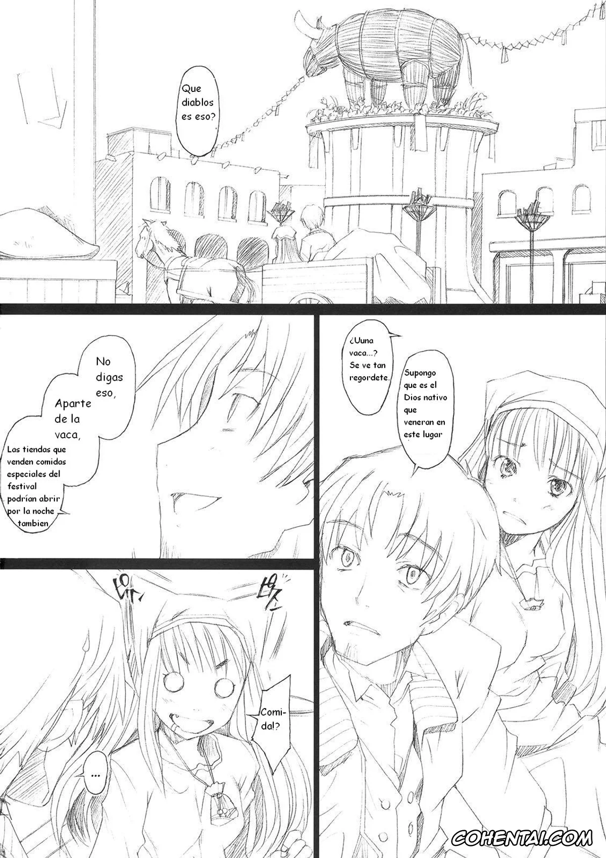 Spice And Wolf | Ookami To Koushinryou xxx, Holo xxx, Kraft Lawrence xxx, Ai ga Horohoro -Okami to Muramatsuri- (Ookami to Koushinryou), pagina 4