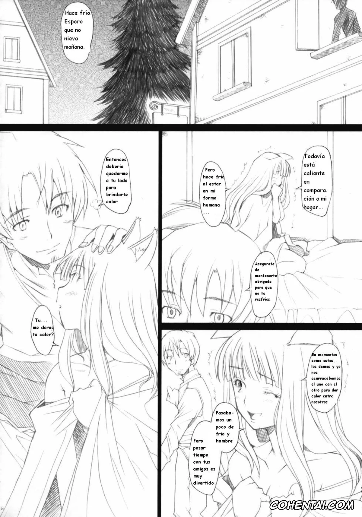 Spice And Wolf | Ookami To Koushinryou xxx, Holo xxx, Kraft Lawrence xxx, Ai ga Horohoro (Ookami to Koushinryou), pagina 4