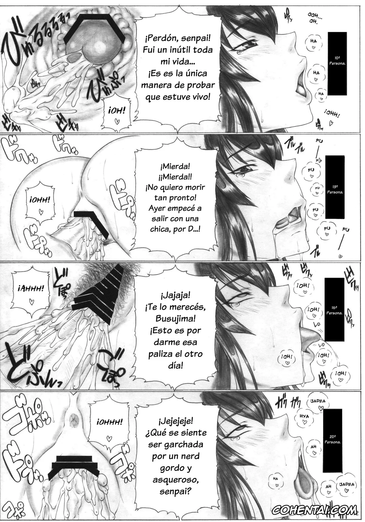 Highschool Of The Dead xxx, Saeko Busujima xxx, Angel’s Stroke 46 Back Shibori Busujima Senpai Mokushiroku (HIGHSCHOOL OF THE DEAD), pagina 13