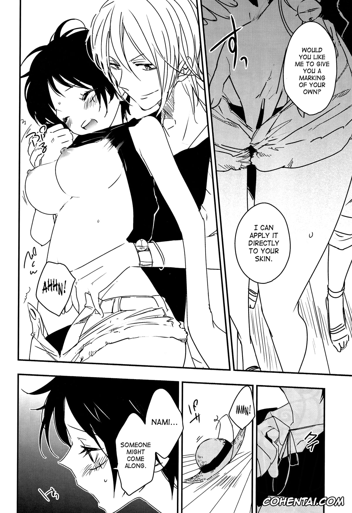 One Piece xxx, Monkey D. Luffy xxx, Nami xxx, Namizou Sugoi Zou (ONE PIECE), pagina 7