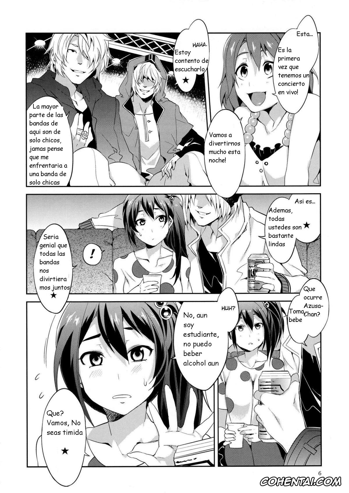 K-ON! hentai, Mio Akiyama hentai, Choroi-Onna!! (K-ON!), pagina 6