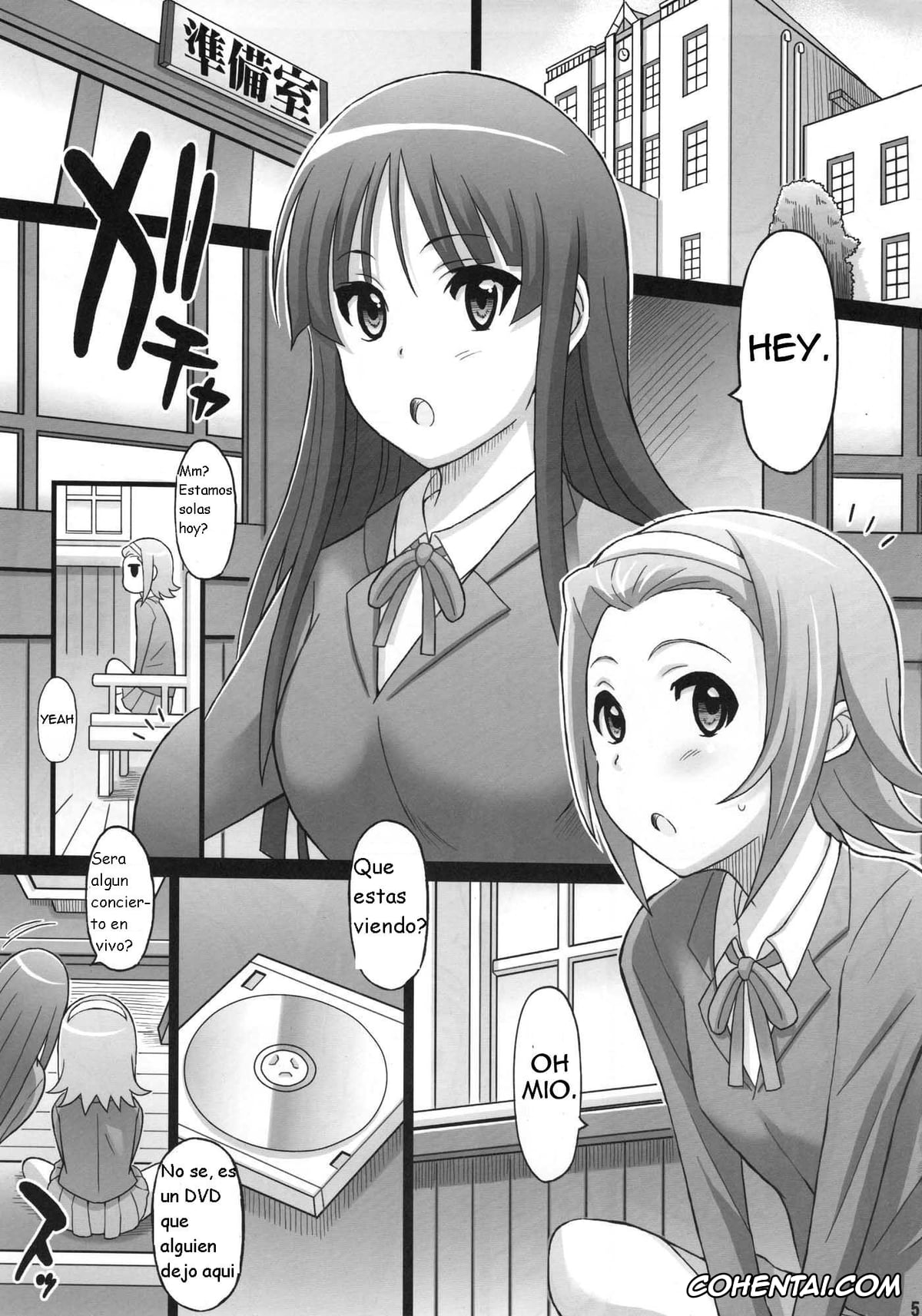K-ON! porno, Mio Akiyama porno, Ritsu Tainaka porno, Yui Hirasawa porno, Ritsu x Mio (K-ON!), pagina 5