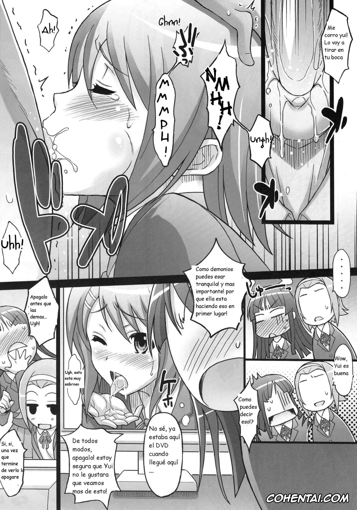 K-ON! porno, Mio Akiyama porno, Ritsu Tainaka porno, Yui Hirasawa porno, Ritsu x Mio (K-ON!), pagina 8