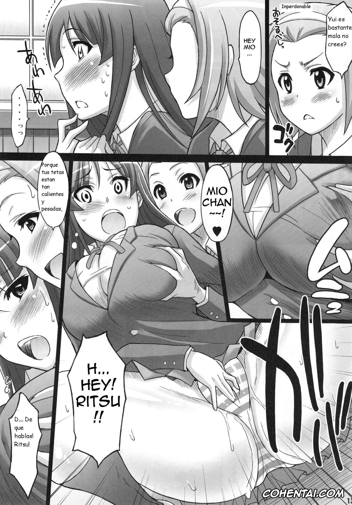 K-ON! xxx, Mio Akiyama xxx, Ritsu Tainaka xxx, Yui Hirasawa xxx, Ritsu x Mio (K-ON!), pagina 13