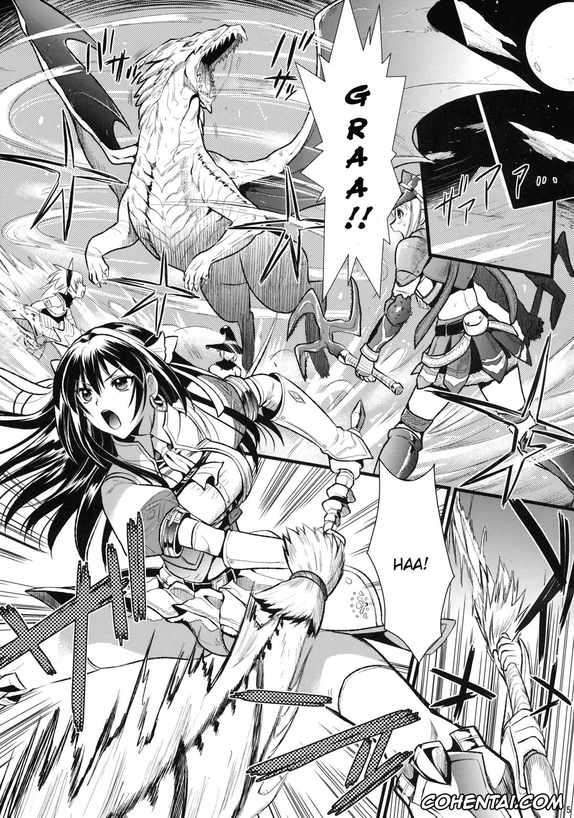 Monster Hunter porno, Shujou Seikou (Monster Hunter), pagina 5