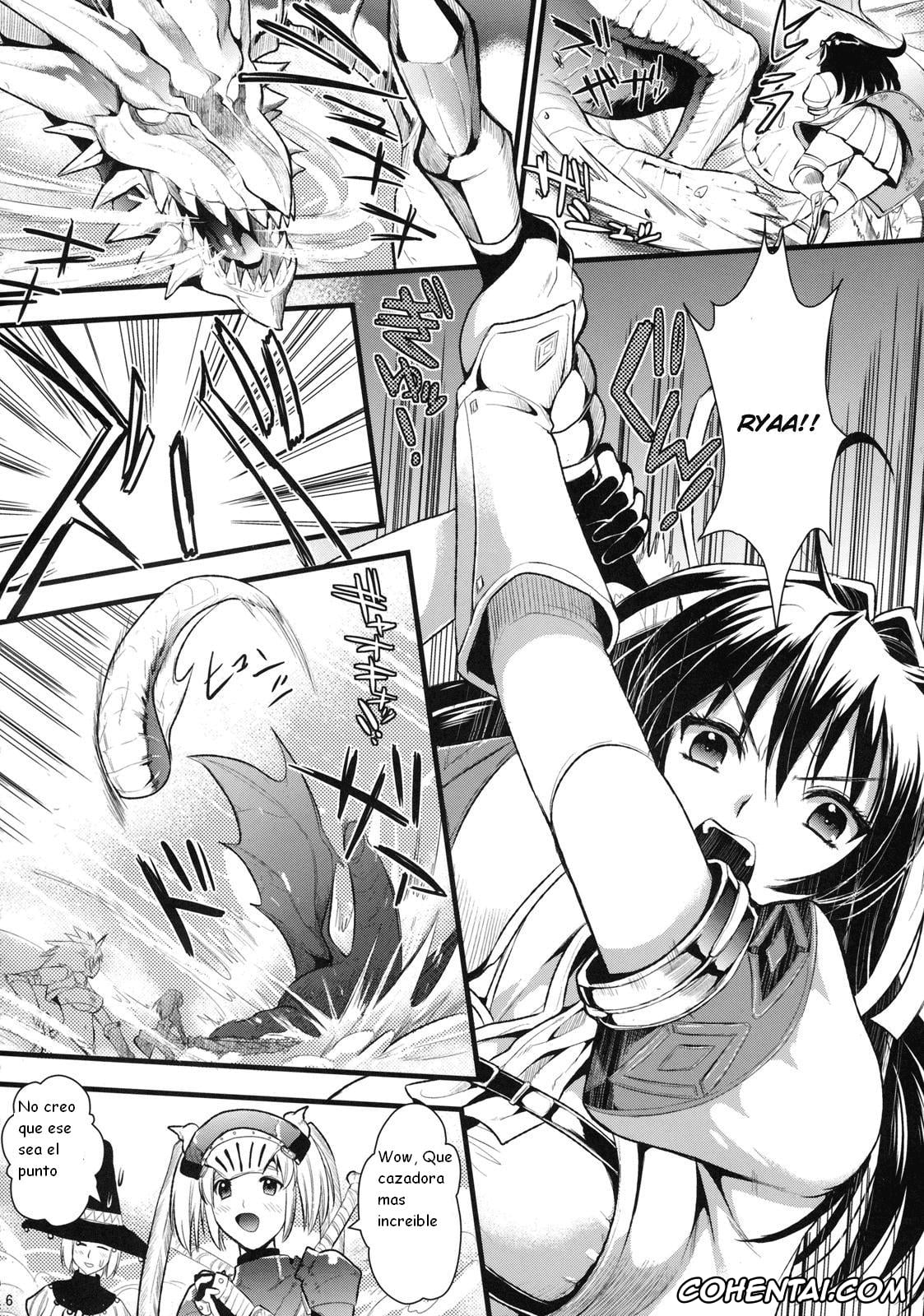 Monster Hunter hentai, Shujou Seikou (Monster Hunter), pagina 6