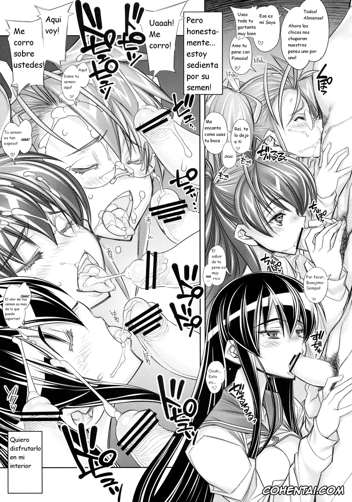 Highschool Of The Dead porno, Saeko Busujima porno, SWAPPING OF THE DEAD 1/3 (Highschool of The Dead), pagina 14