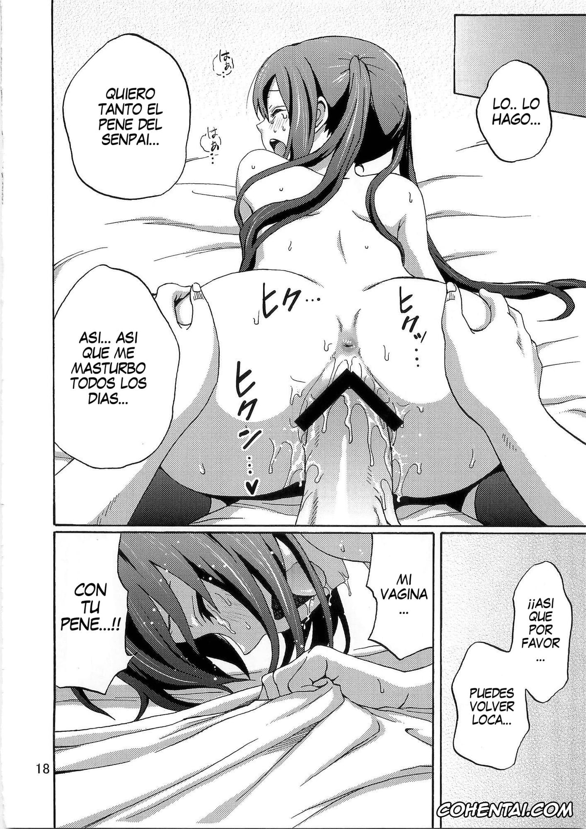 K-ON! porno, Azusa Nakano porno, Hot Dog (K-ON!), pagina 17
