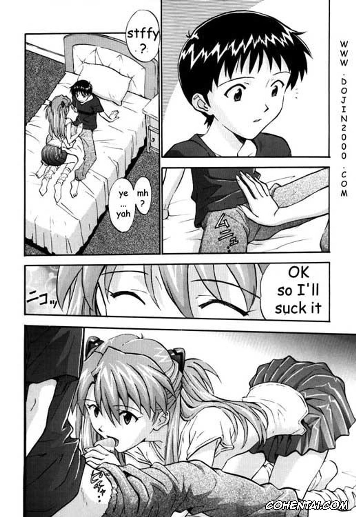 Neon Genesis Evangelion hentai, Asuka Langley Soryu hentai, Shinji Ikari hentai, Kakioroshi (Izurumi Soushuuhen 1+) (Neon Genesis Evangelion), pagina 3
