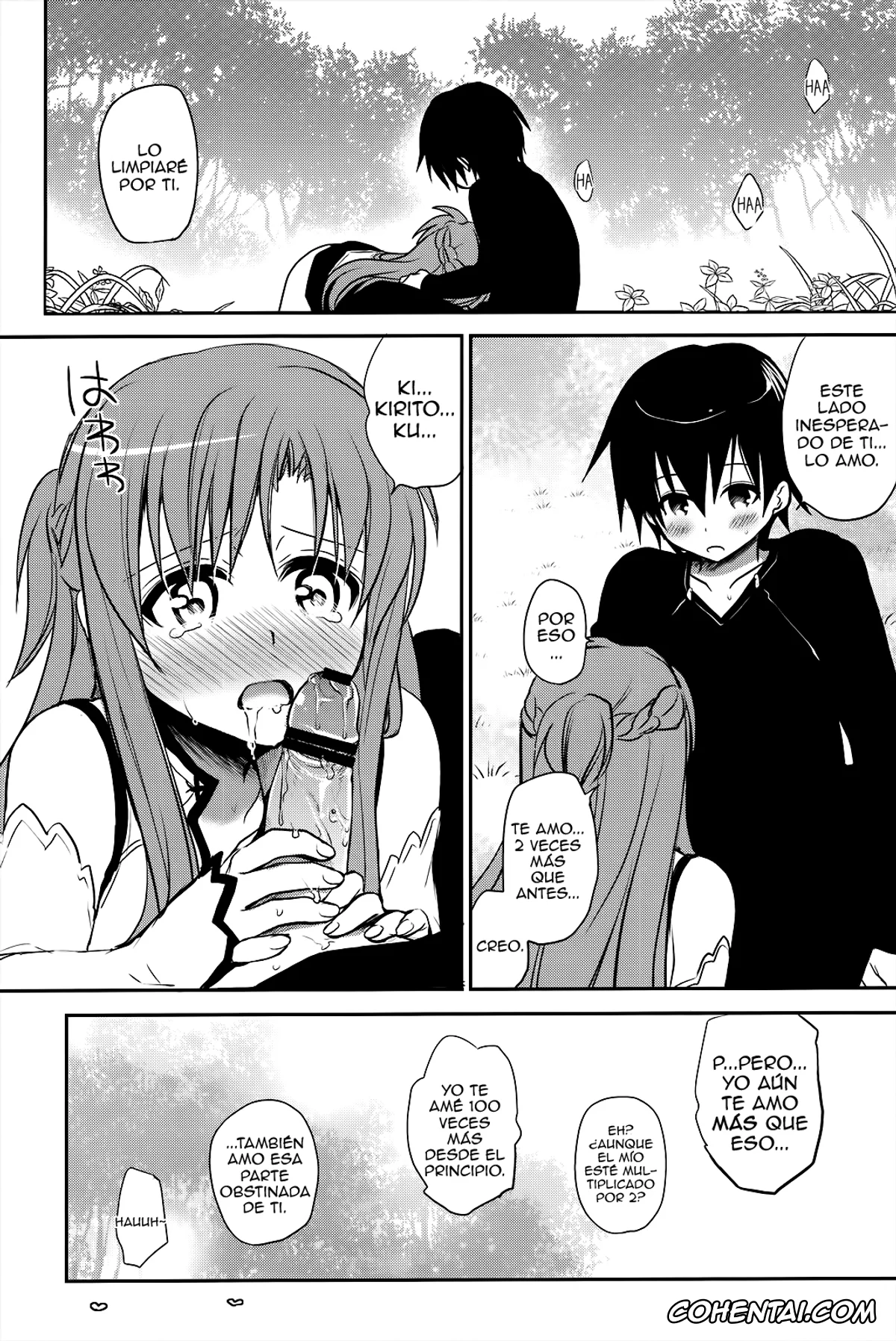 Sword Art Online hentai, Asuna Yuuki hentai, Kazuto Kirigaya | Kirito hentai, Sanctuary (Sword Art Online), pagina 24
