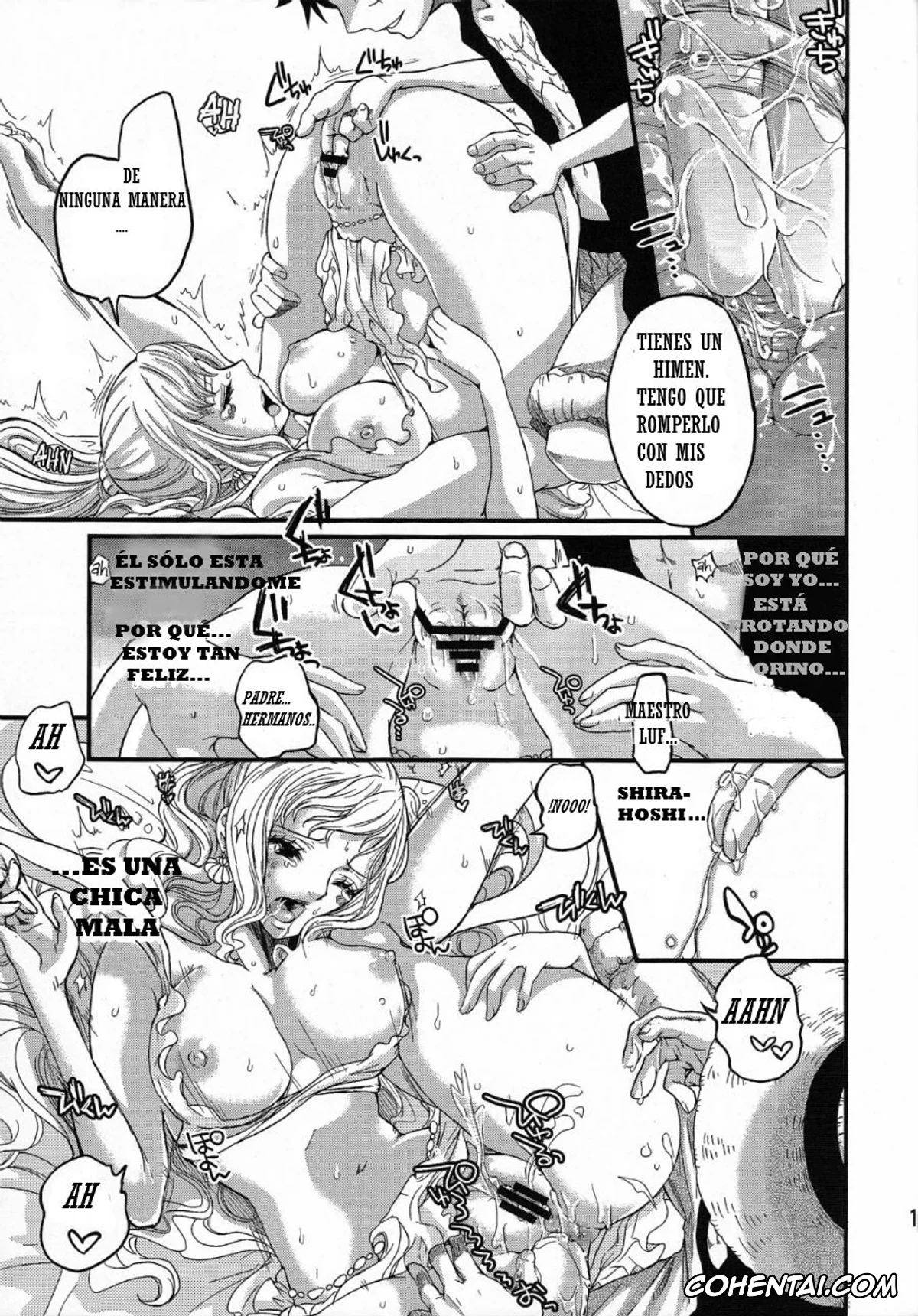 One Piece porno, Monkey D. Luffy porno, Shirahoshi porno, Ningyohime (One Piece), pagina 11