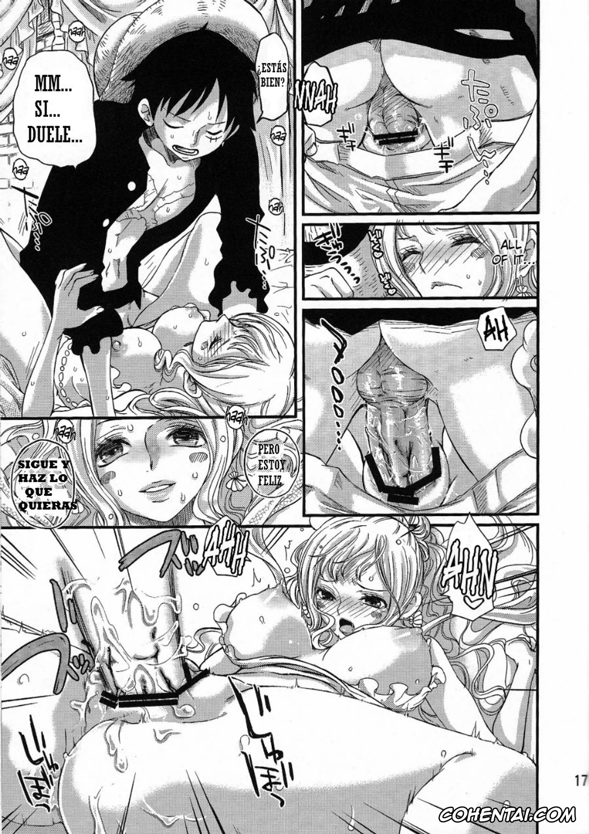 One Piece porno, Monkey D. Luffy porno, Shirahoshi porno, Ningyohime (One Piece), pagina 17