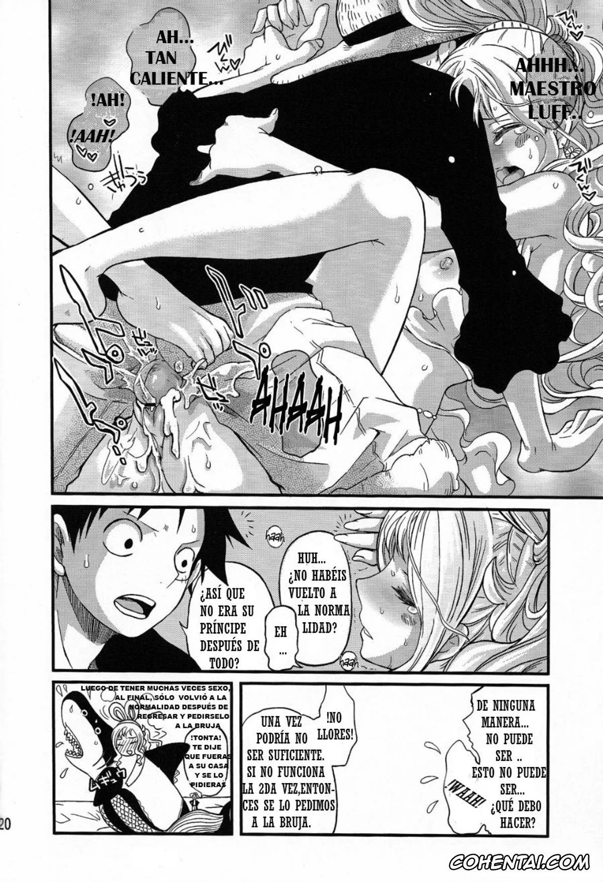One Piece porno, Monkey D. Luffy porno, Shirahoshi porno, Ningyohime (One Piece), pagina 20