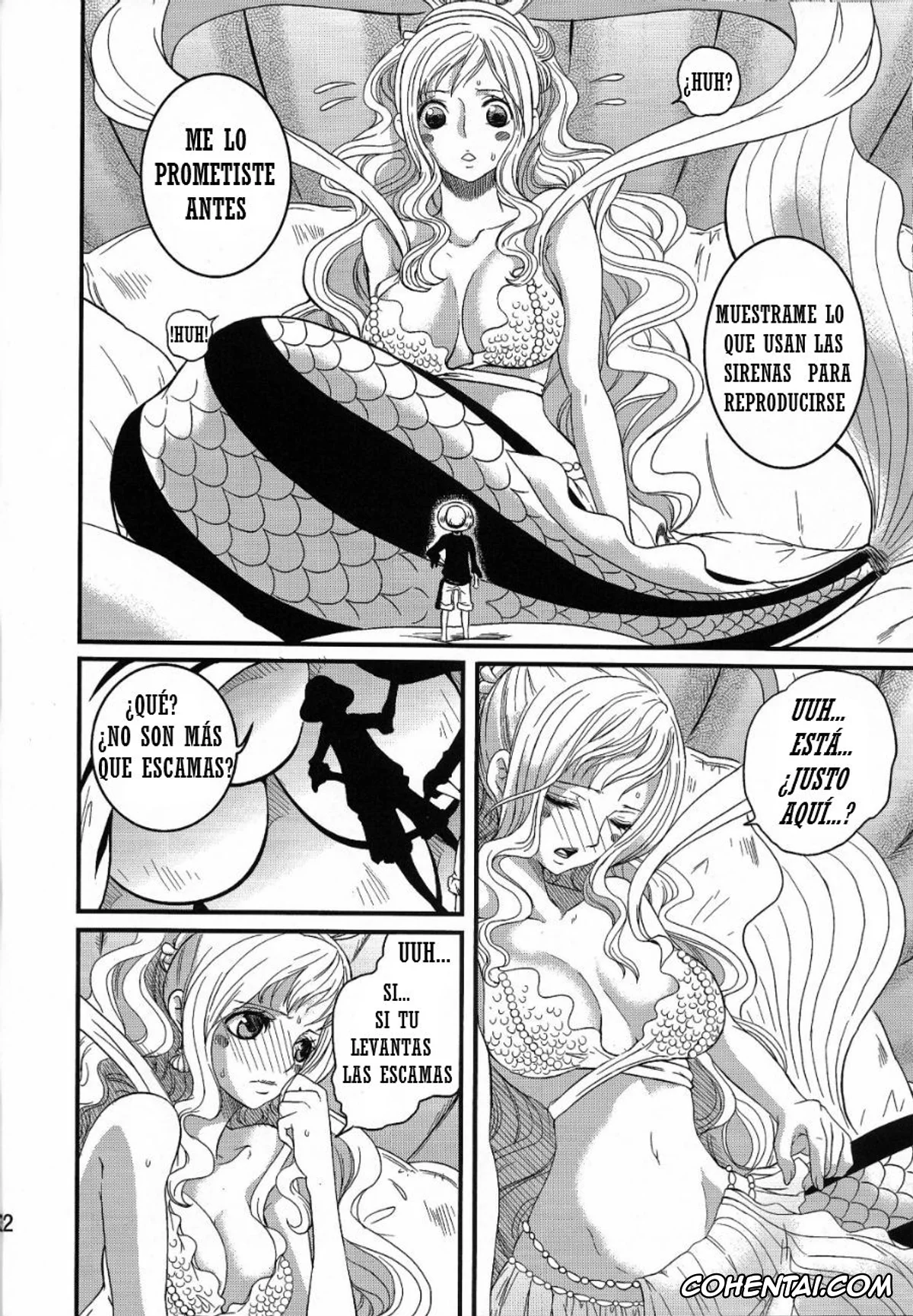One Piece xxx, Monkey D. Luffy xxx, Shirahoshi xxx, Ningyohime (One Piece), pagina 22