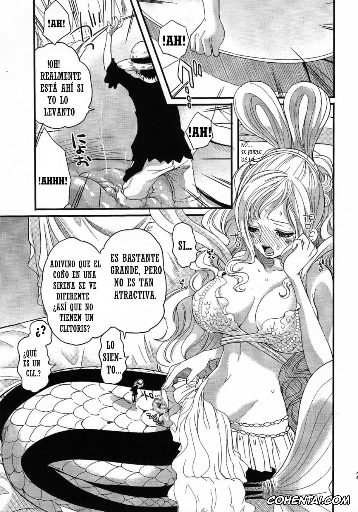 One Piece porno, Monkey D. Luffy porno, Shirahoshi porno, Ningyohime (One Piece), pagina 23