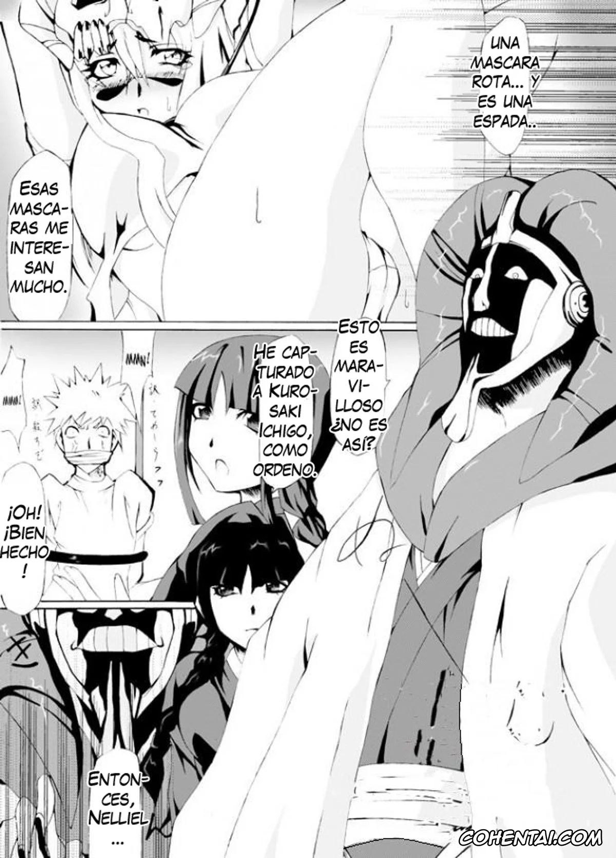 Bleach porno, Ichigo Kurosaki porno, Nelliel Tu Odelschwanck porno, Nemu Kurotsuchi porno, Chuushaki to Jikkentai to Mayuri-sama …no Jikken Teki Nichijou (Bleach), pagina 2