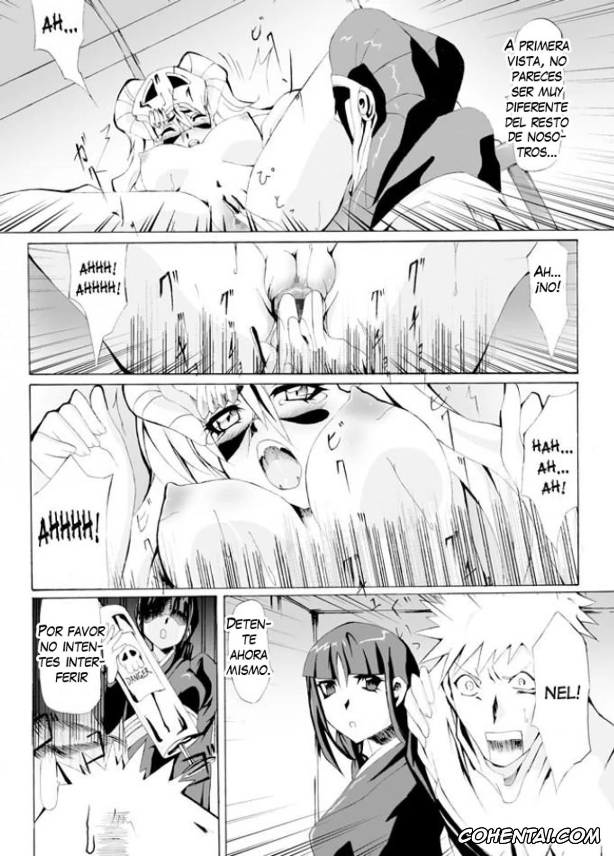 Bleach xxx, Ichigo Kurosaki xxx, Nelliel Tu Odelschwanck xxx, Nemu Kurotsuchi xxx, Chuushaki to Jikkentai to Mayuri-sama …no Jikken Teki Nichijou (Bleach), pagina 4
