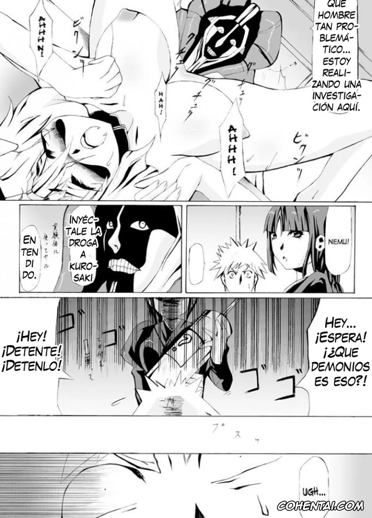 Bleach porno, Ichigo Kurosaki porno, Nelliel Tu Odelschwanck porno, Nemu Kurotsuchi porno, Chuushaki to Jikkentai to Mayuri-sama …no Jikken Teki Nichijou (Bleach), pagina 5