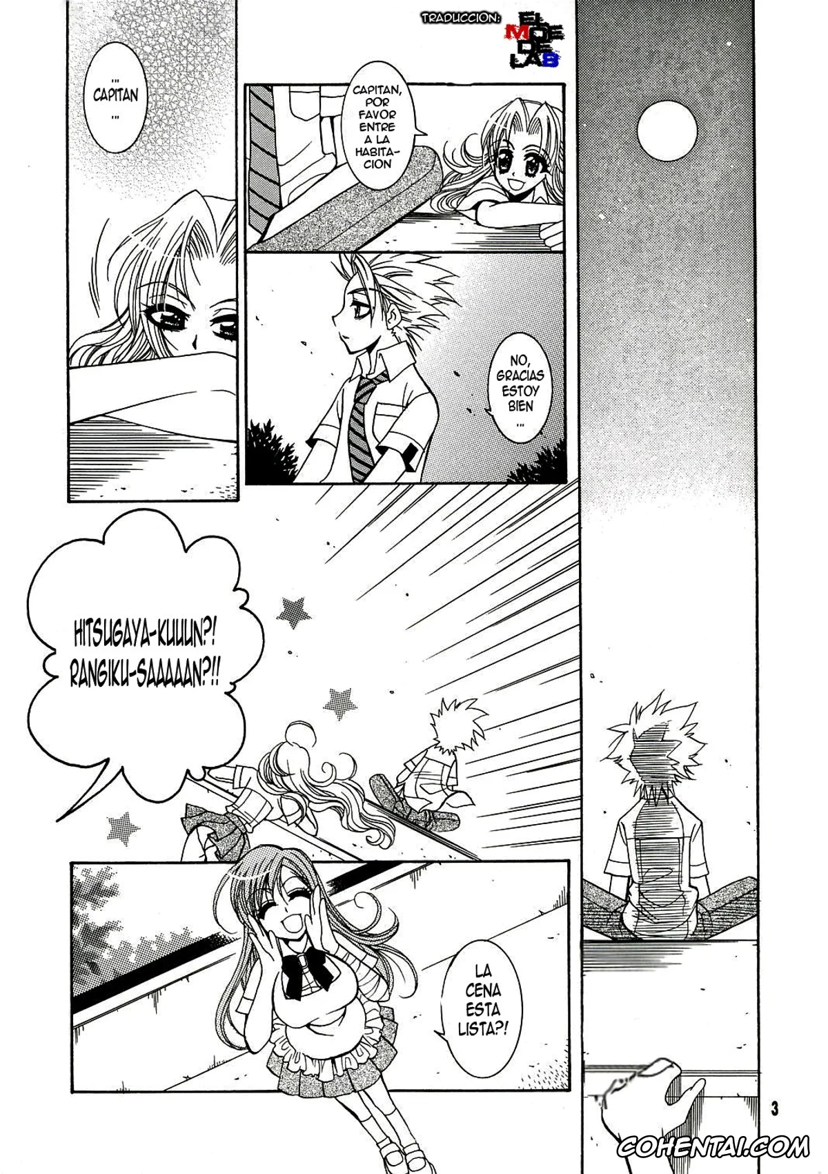 Bleach porno, Orihime Inoue porno, Rangiku Matsumoto porno, BABY BLUE! (Bleach), pagina 2