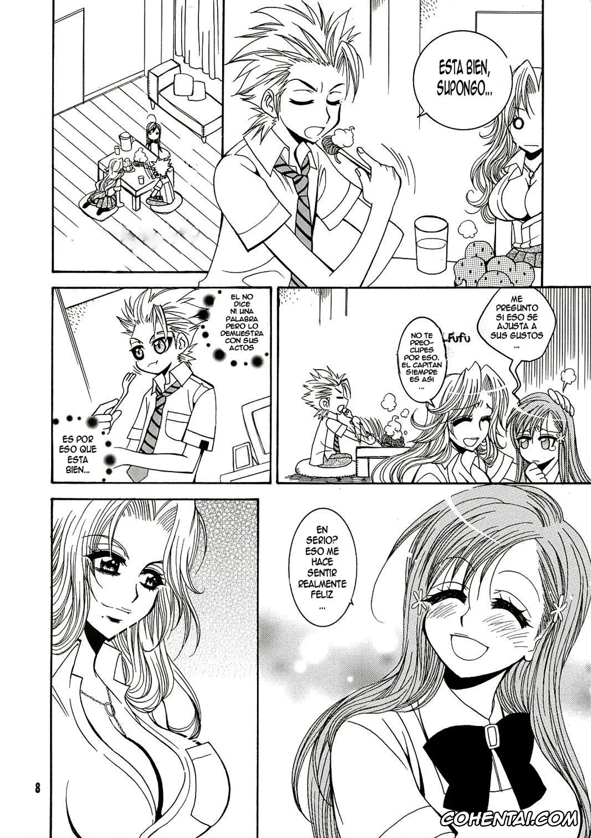 Bleach xxx, Orihime Inoue xxx, Rangiku Matsumoto xxx, BABY BLUE! (Bleach), pagina 7