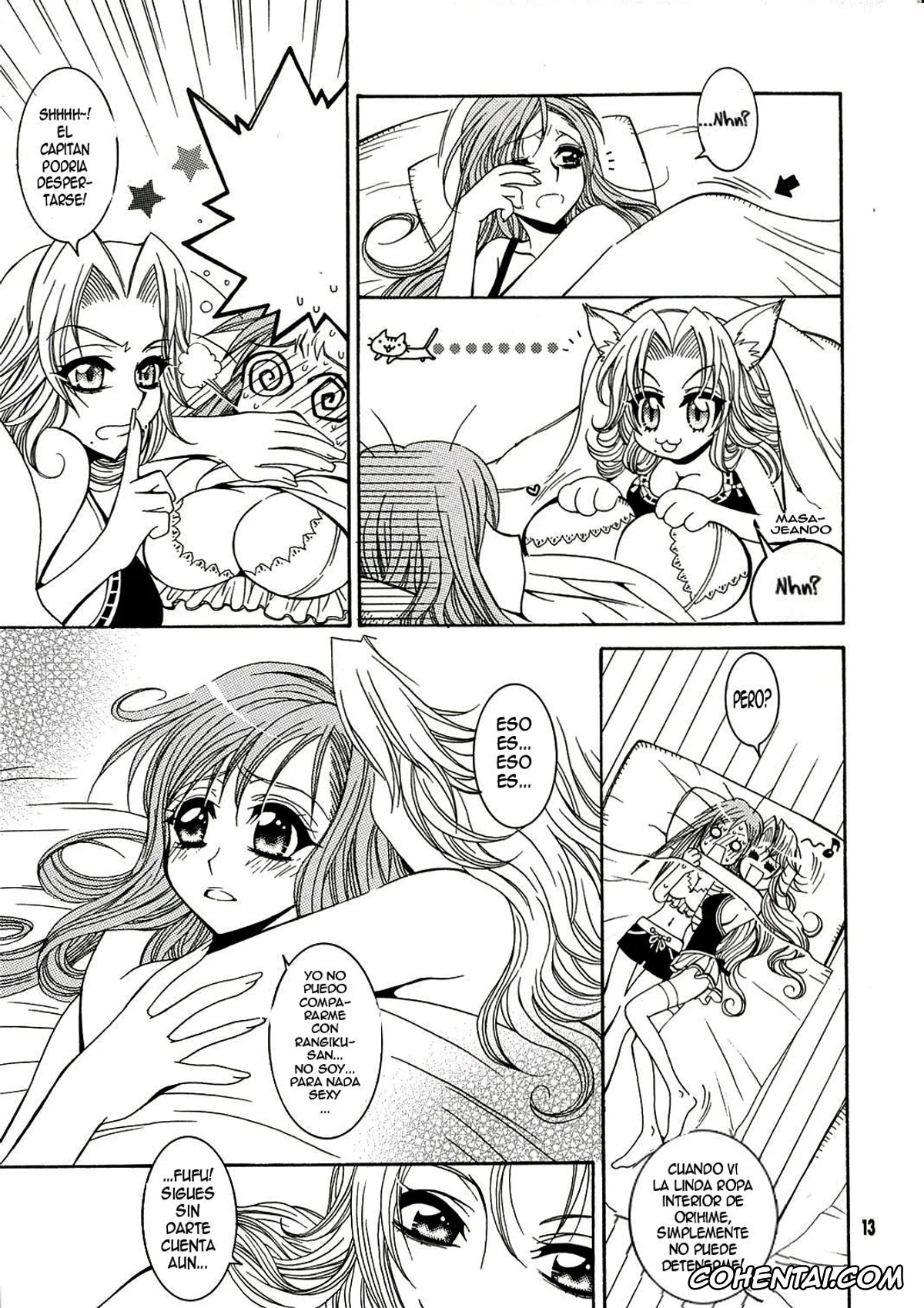 Bleach hentai, Orihime Inoue hentai, Rangiku Matsumoto hentai, BABY BLUE! (Bleach), pagina 12