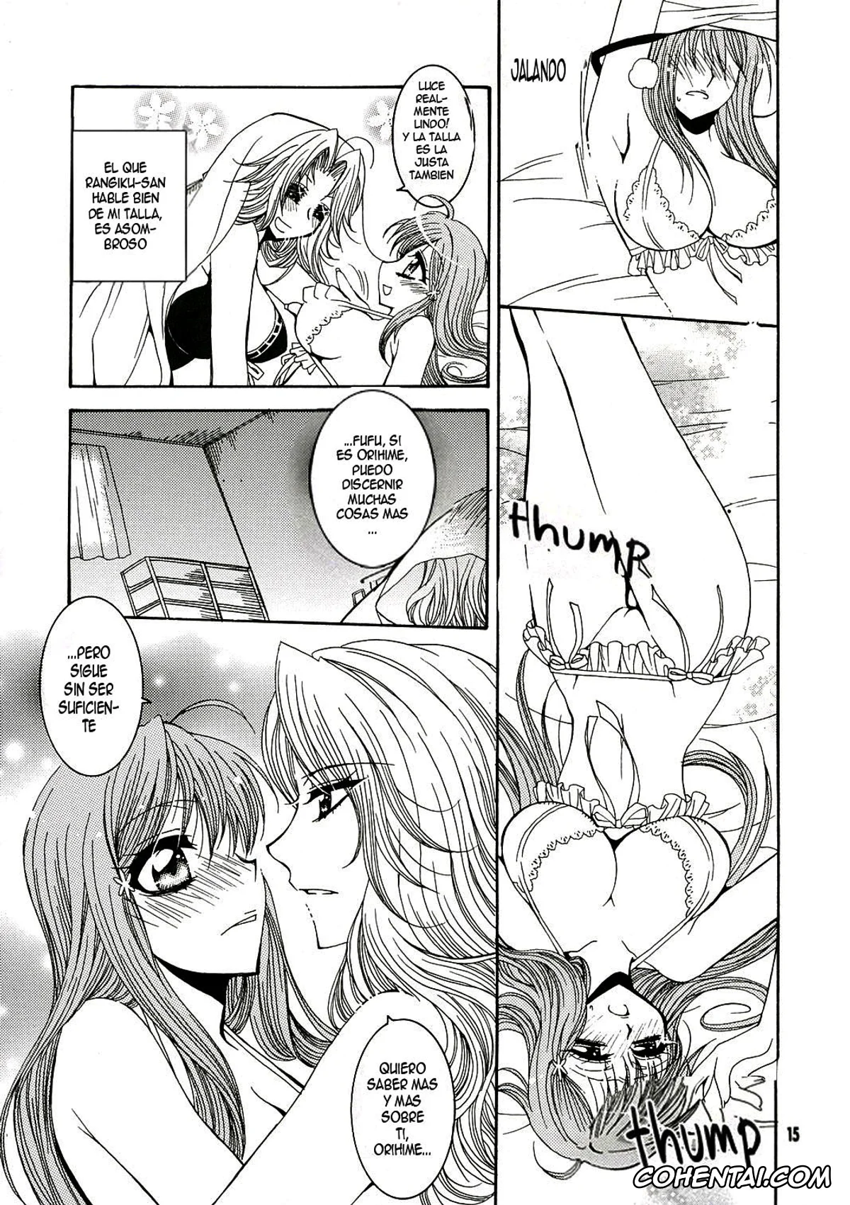 Bleach porno, Orihime Inoue porno, Rangiku Matsumoto porno, BABY BLUE! (Bleach), pagina 14