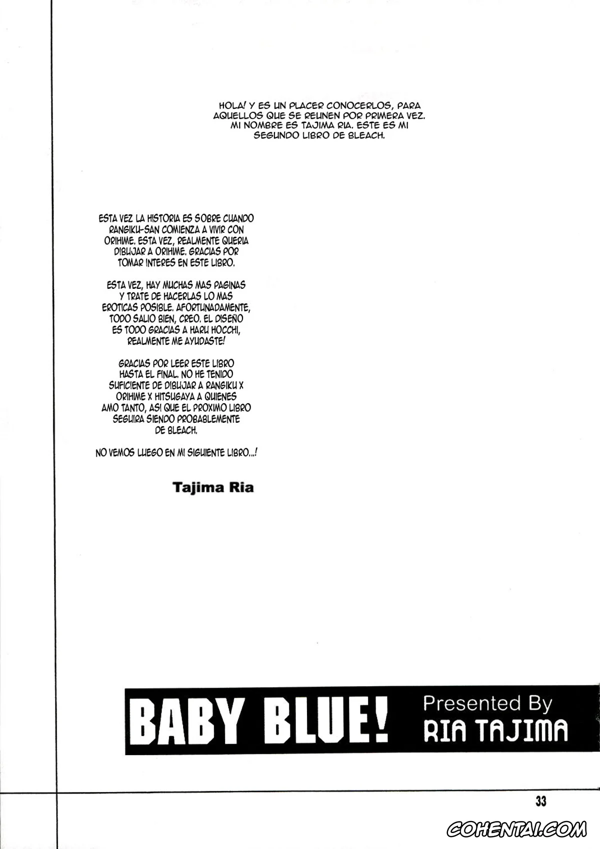 Bleach porno, Orihime Inoue porno, Rangiku Matsumoto porno, BABY BLUE! (Bleach), pagina 32