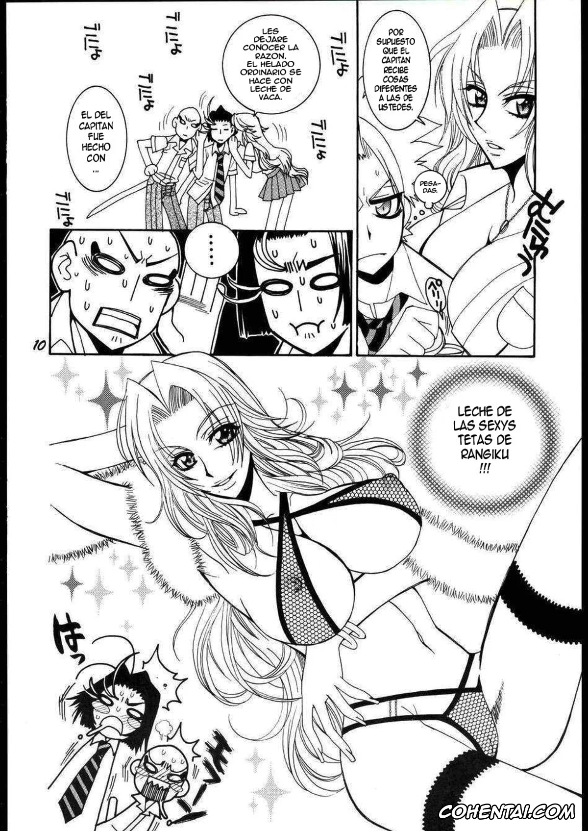 Bleach hentai, Orihime Inoue hentai, Rangiku Matsumoto hentai, Love Potion #9 (Bleach), pagina 9