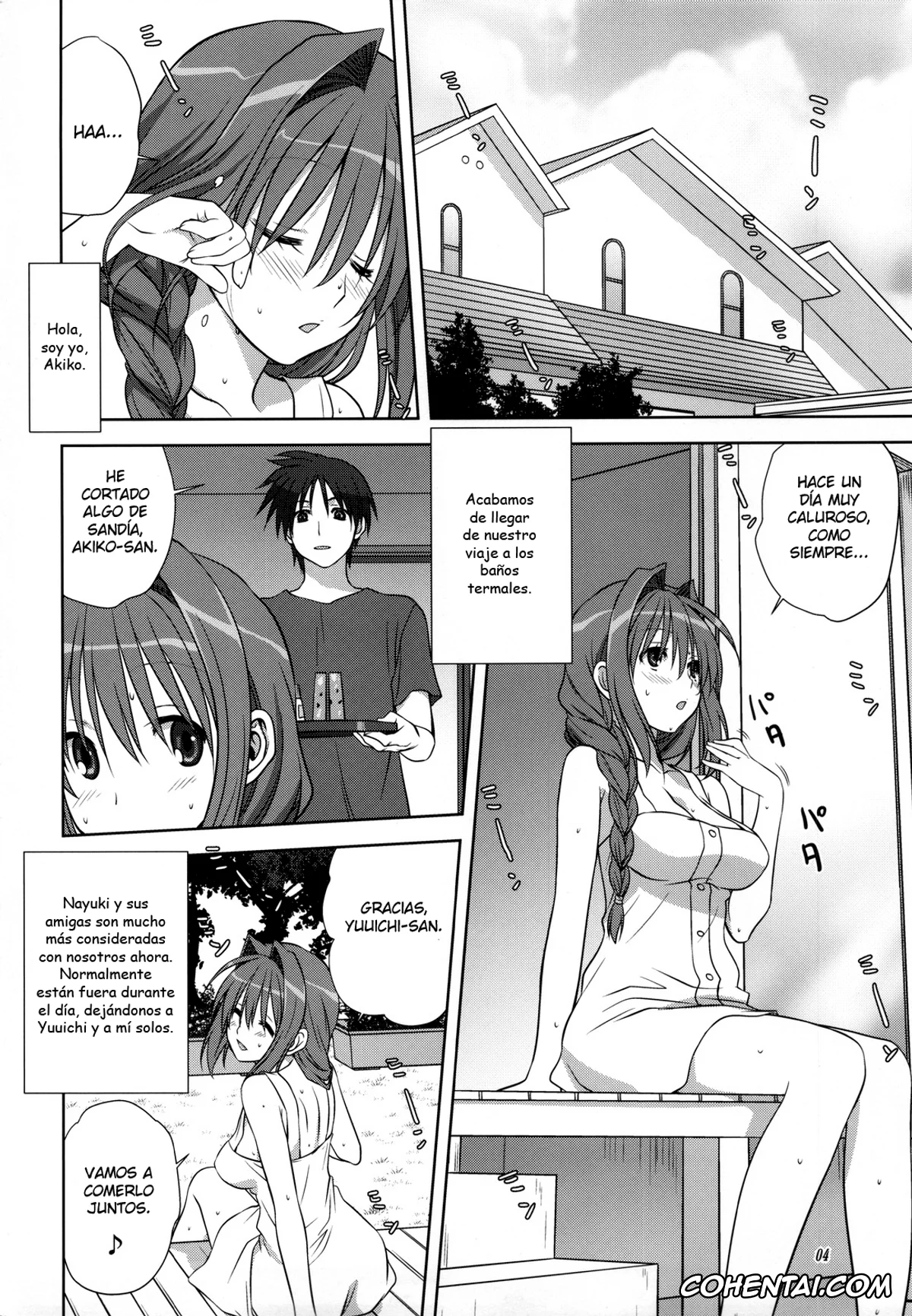 Kanon xxx, Akiko Minase xxx, Yuuichi Aizawa xxx, Akiko-san to Issho 10 (Kanon), pagina 4