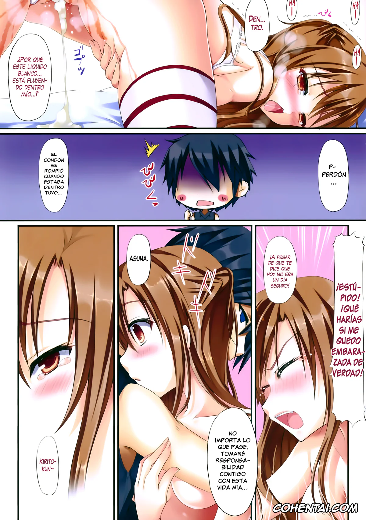 Sword Art Online xxx, Asuna Yuuki xxx, Kazuto Kirigaya | Kirito xxx, Himitsu no Shinkon Nikki (Sword Art Online), pagina 10