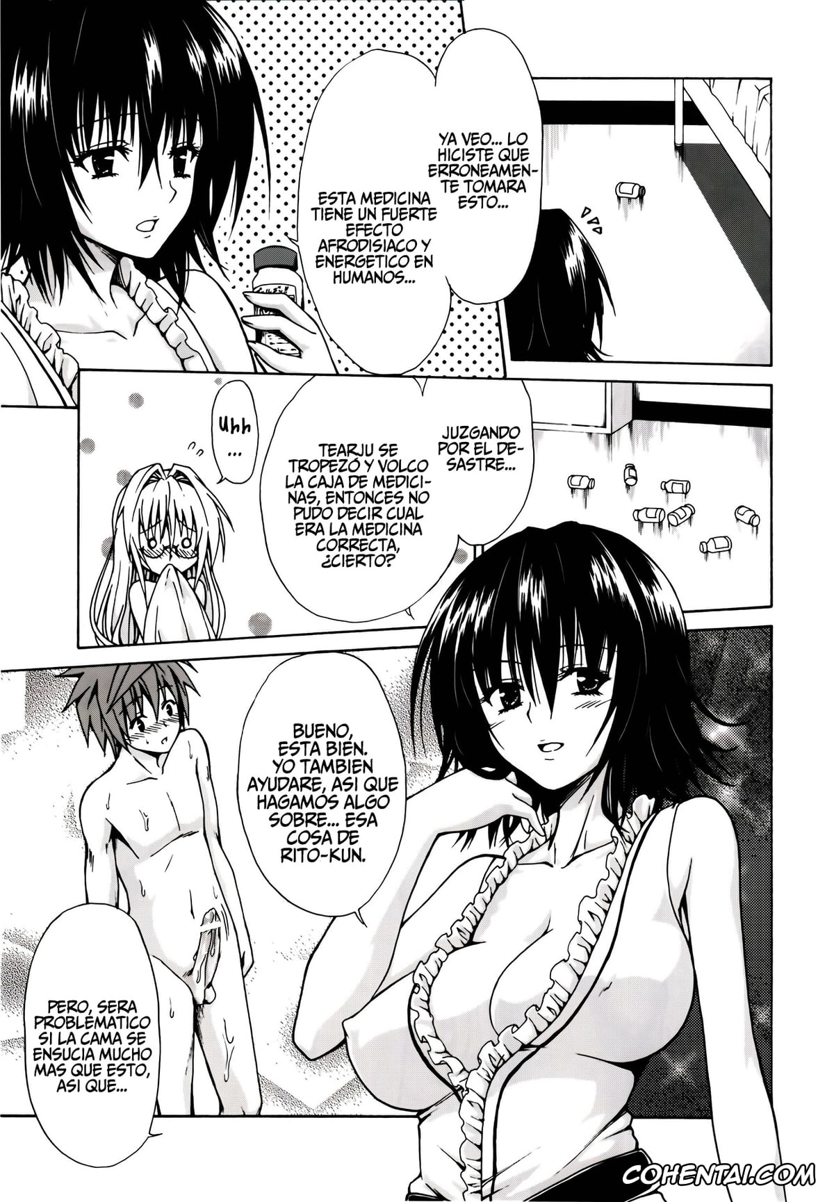 To Love-Ru hentai, Rito Yuuki hentai, Ryouko Mikado hentai, Tearju Lunatique hentai, Trouble★Teachers (To Love-Ru), pagina 24