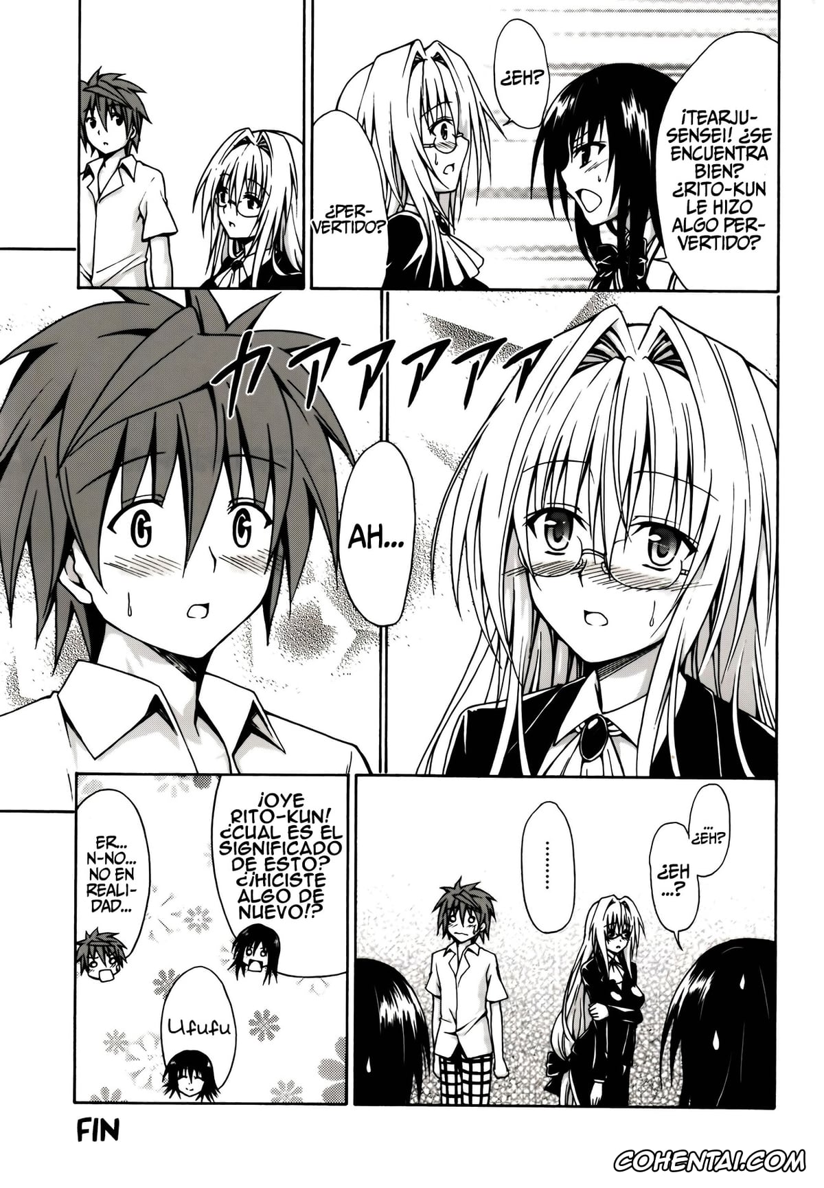 To Love-Ru xxx, Rito Yuuki xxx, Ryouko Mikado xxx, Tearju Lunatique xxx, Trouble★Teachers (To Love-Ru), pagina 40