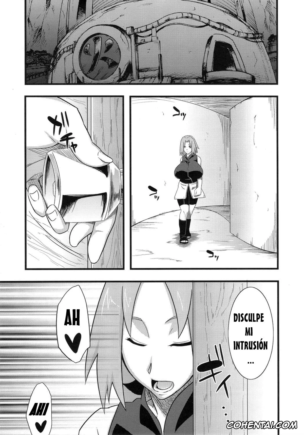 NARUTO xxx, Naruto Uzumaki xxx, Sakura Haruno xxx, Shizune xxx, Tsunade xxx, Konoha Saboten (Naruto), pagina 4