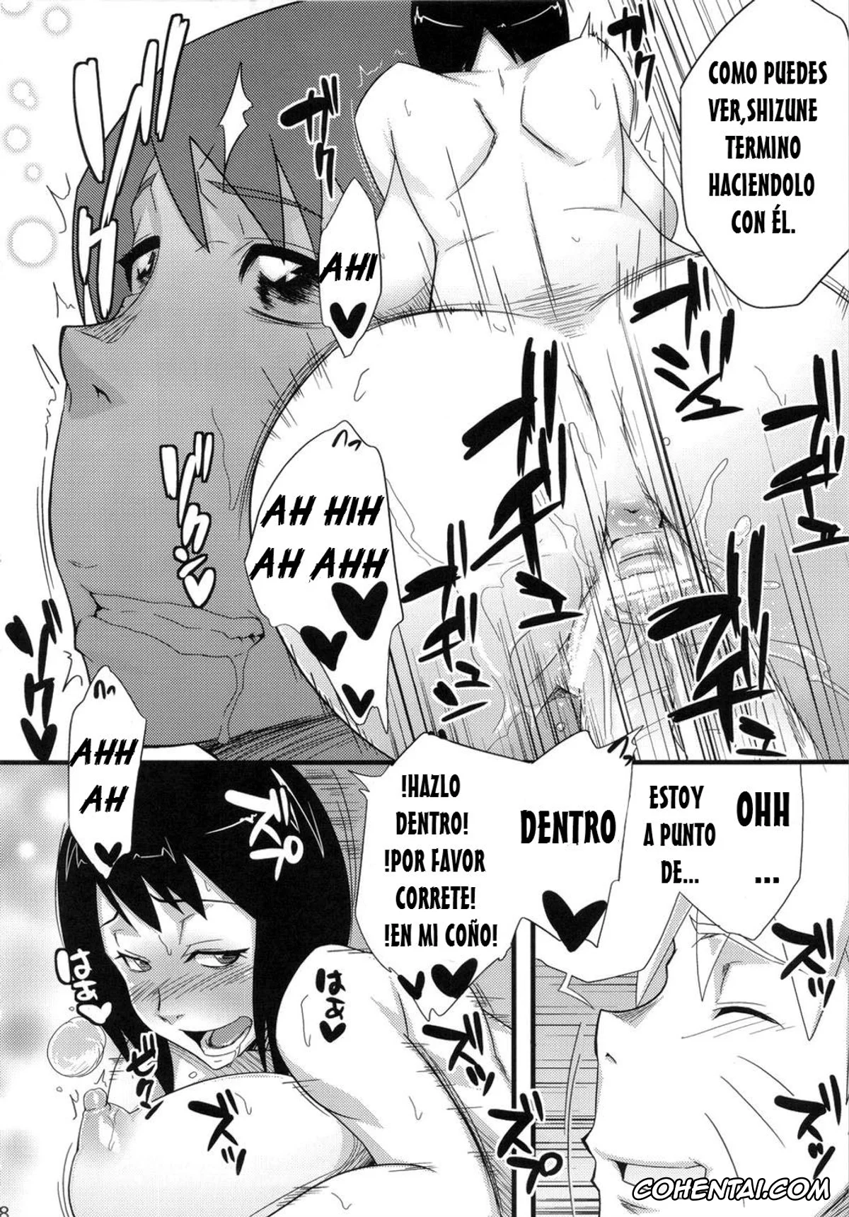NARUTO xxx, Naruto Uzumaki xxx, Sakura Haruno xxx, Shizune xxx, Tsunade xxx, Konoha Saboten (Naruto), pagina 7
