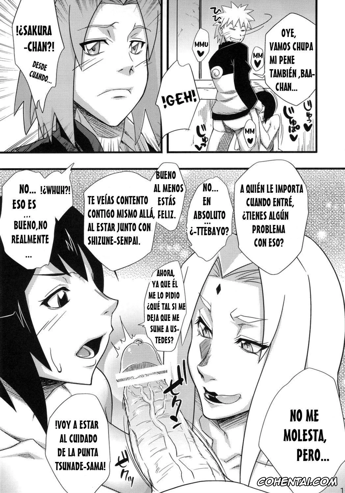 NARUTO xxx, Naruto Uzumaki xxx, Sakura Haruno xxx, Shizune xxx, Tsunade xxx, Konoha Saboten (Naruto), pagina 10