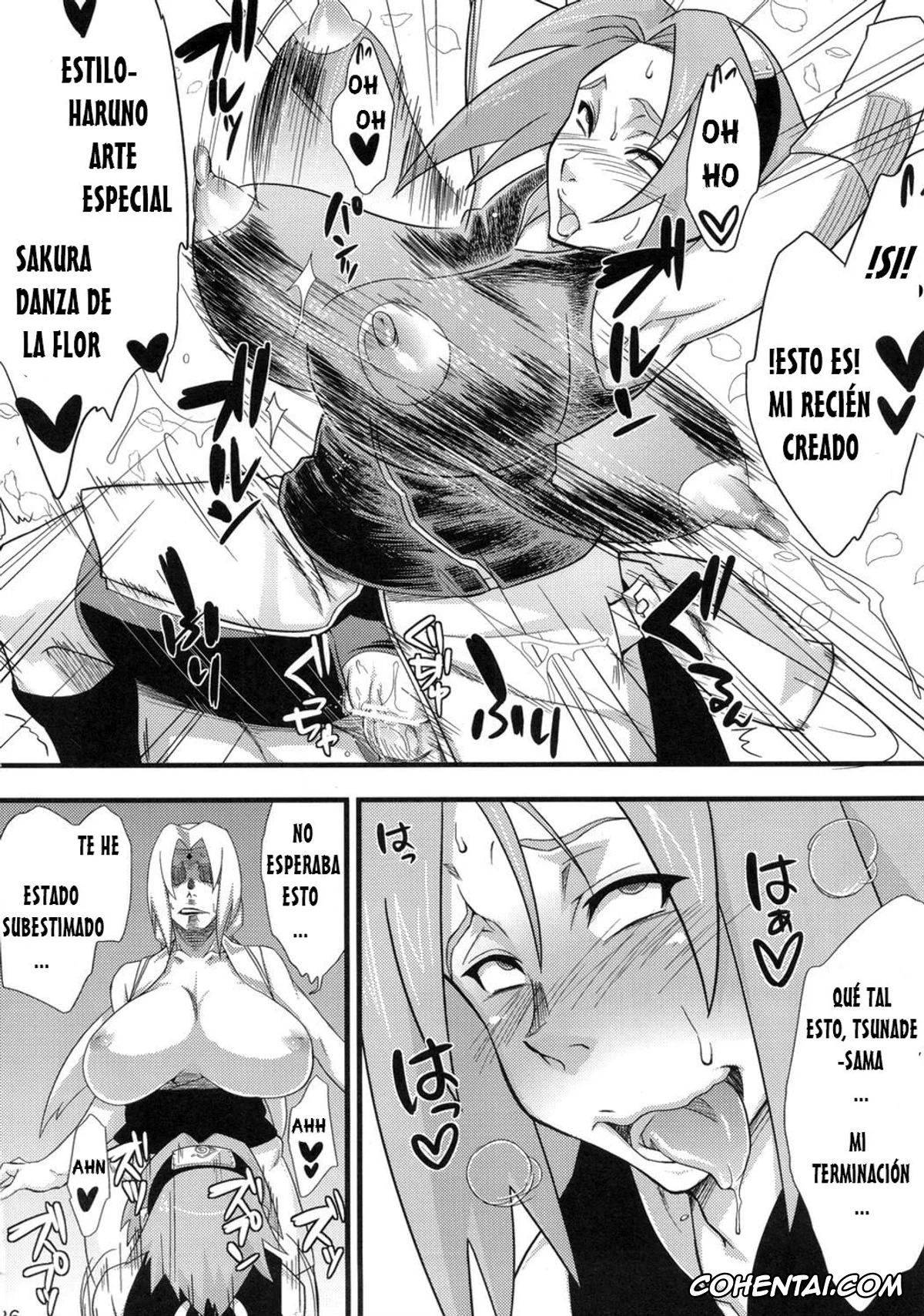 NARUTO xxx, Naruto Uzumaki xxx, Sakura Haruno xxx, Shizune xxx, Tsunade xxx, Konoha Saboten (Naruto), pagina 25