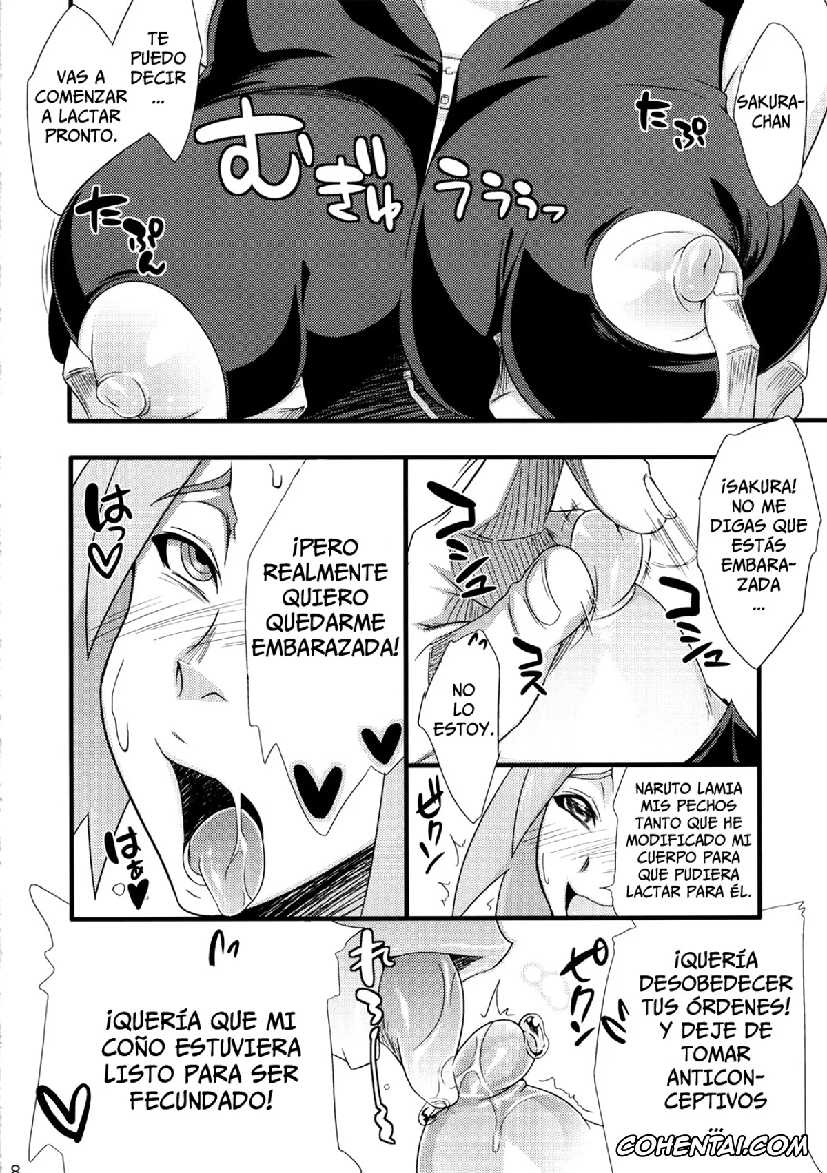 NARUTO xxx, Naruto Uzumaki xxx, Sakura Haruno xxx, Shizune xxx, Tsunade xxx, Konoha Saboten (Naruto), pagina 28
