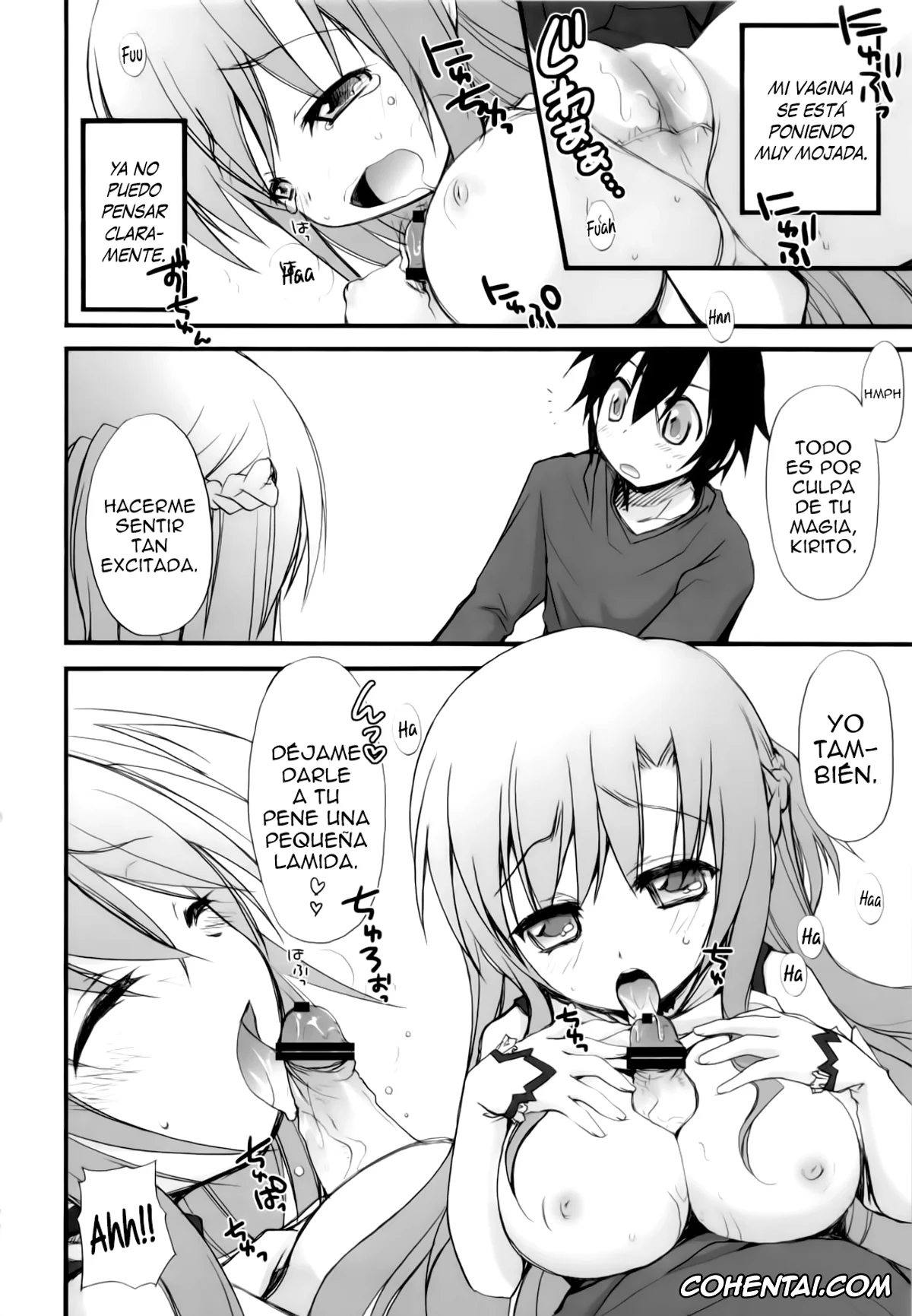 Sword Art Online porno, Asuna Yuuki porno, Kazuto Kirigaya | Kirito porno, Netoge Yome (Sword Art Online), pagina 11