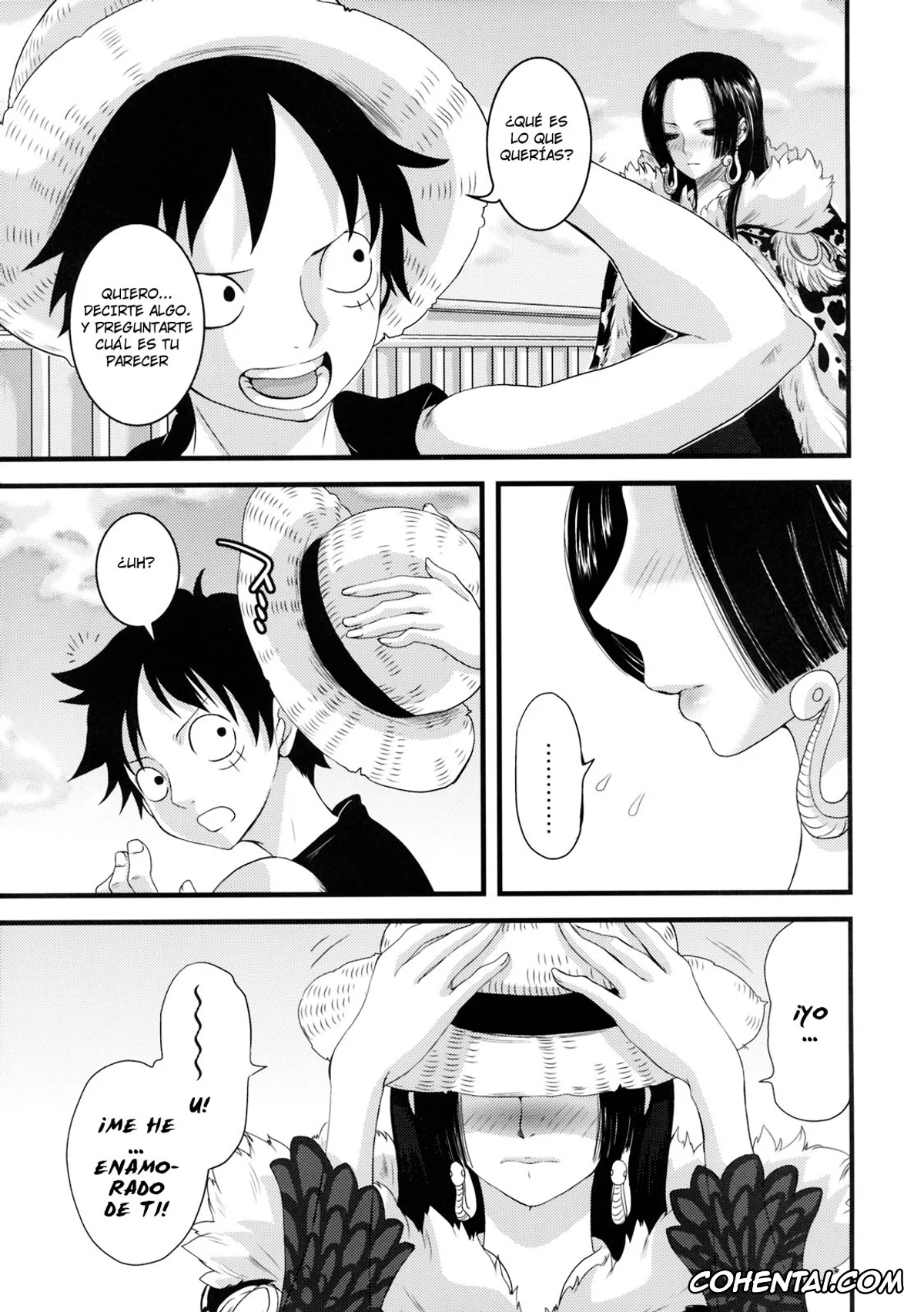 One Piece xxx, Boa Hancock xxx, Monkey D. Luffy xxx, Love Scat (One Piece), pagina 4