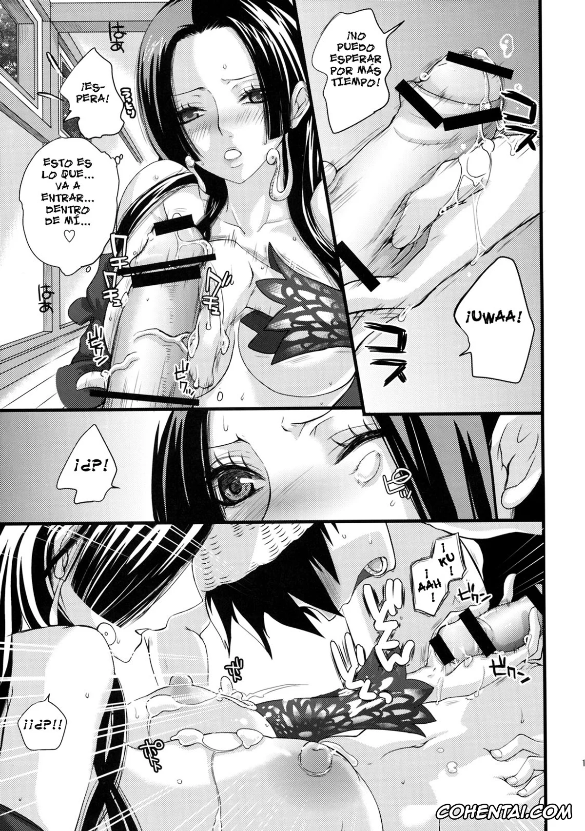 One Piece porno, Boa Hancock porno, Monkey D. Luffy porno, Love Scat (One Piece), pagina 14