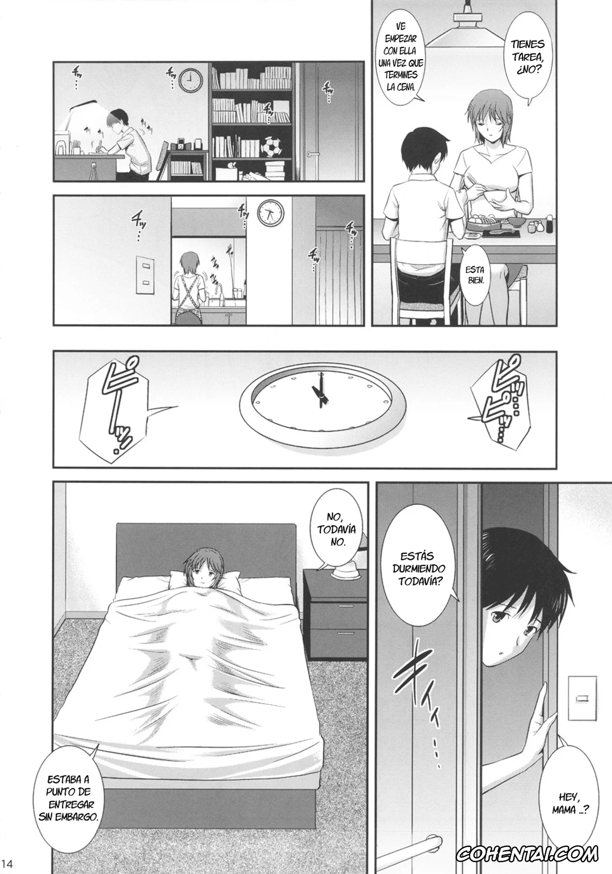 Neon Genesis Evangelion porno, Shinji Ikari porno, Yui Ikari porno, M-Bation – Home traning on night time. Mother and son. | M-bación (Neon Genesis Evangelion), pagina 14