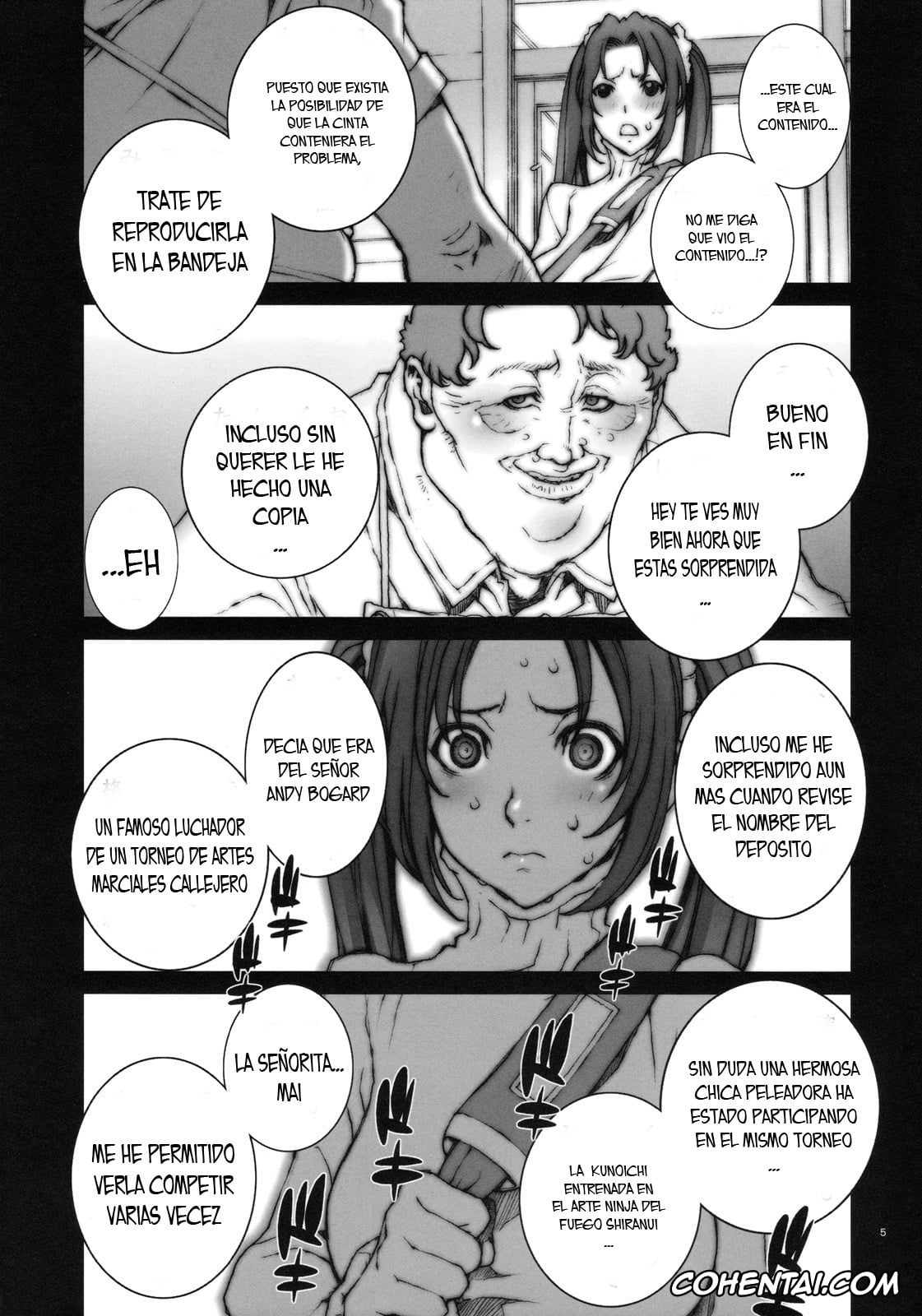 King of Fighters hentai, Mai Shiranui hentai, Kachousen Ni (King of Fighters), pagina 6