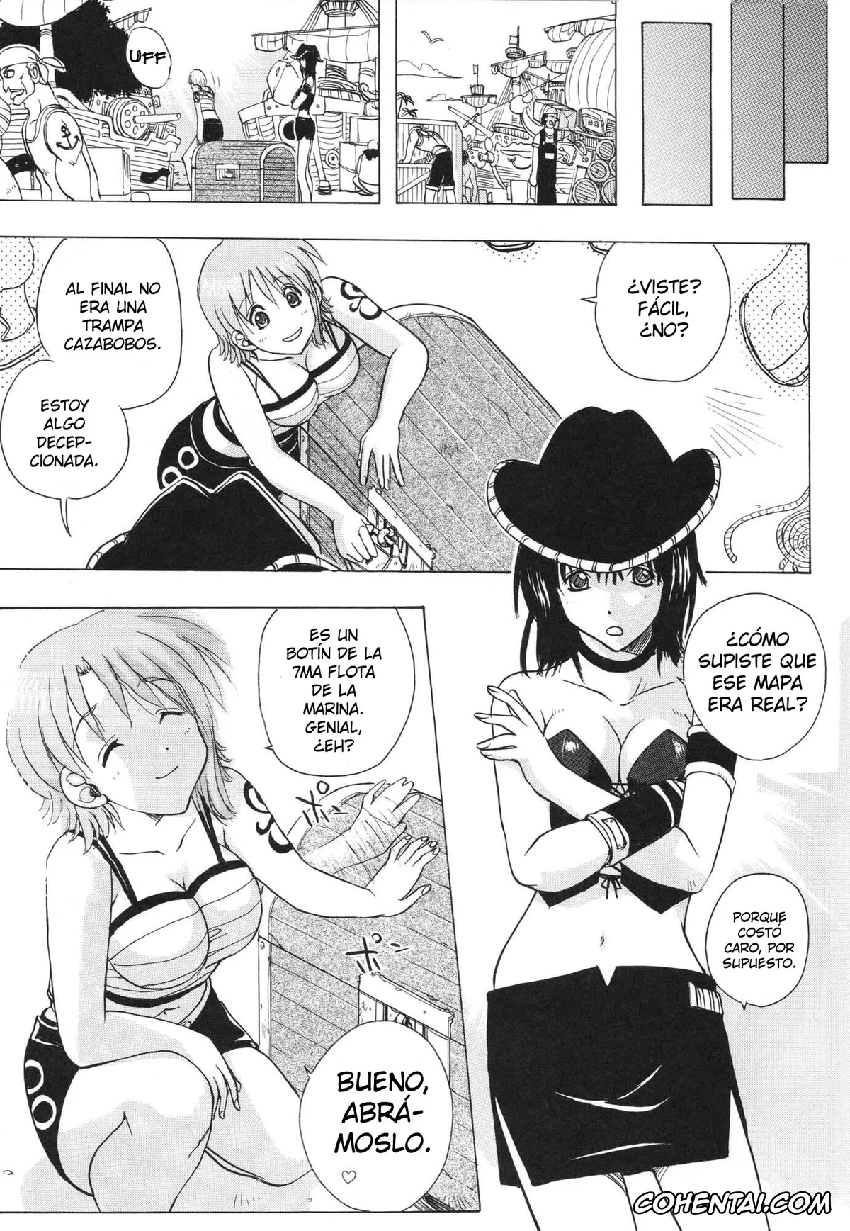 One Piece xxx, Nami xxx, Nico Robin xxx, Nami to Robin no I Love Piece (One Piece), pagina 4