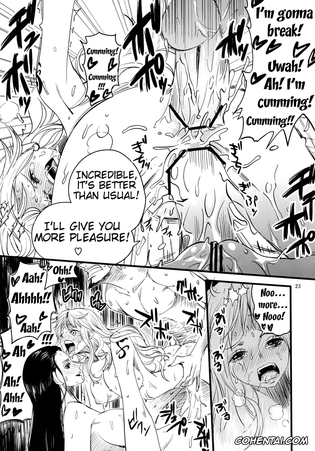 One Piece xxx, Nami xxx, Nico Robin xxx, Sanji Vinsmoke xxx, Ii Tabi Yume Kibun (ONE PIECE), pagina 22