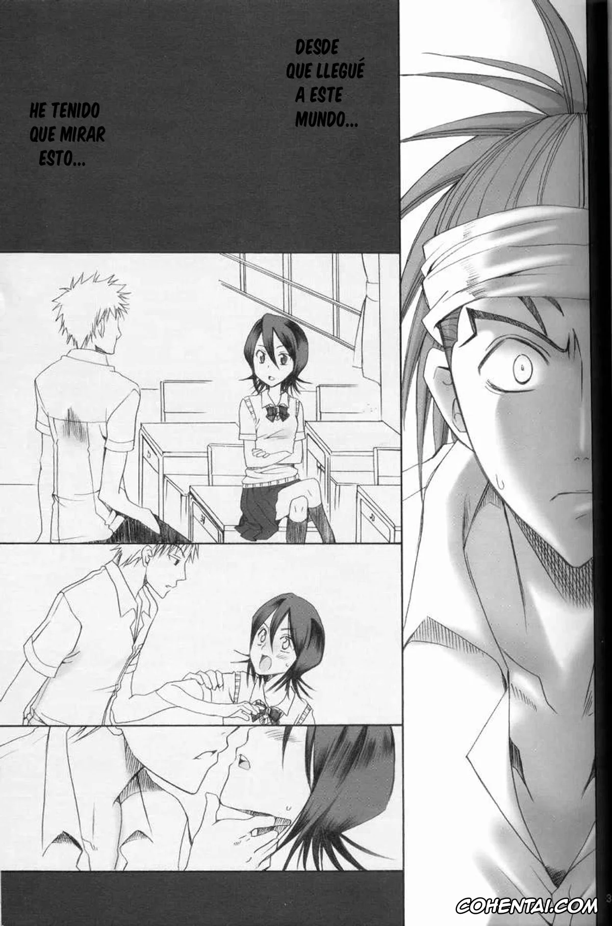 Bleach porno, Ichigo Kurosaki porno, Renji Abarai porno, Rukia Kuchiki porno, Kurosaki-ke no Shinigami (Bleach), pagina 2